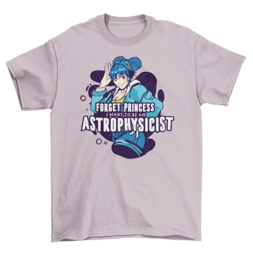 Anime astrophysicist t-shirt