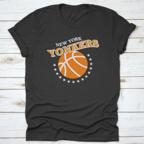 New York Yonkers, Basketball Stars Slogan Print Vector