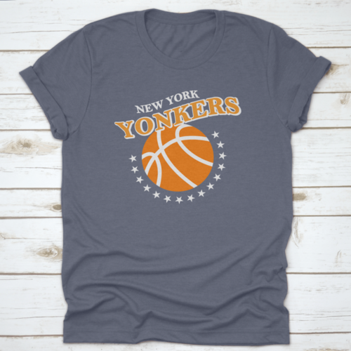 New York Yonkers, Basketball Stars Slogan Print Vector