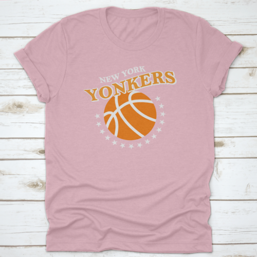 New York Yonkers, Basketball Stars Slogan Print Vector