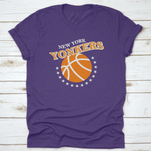 New York Yonkers, Basketball Stars Slogan Print Vector