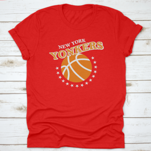 New York Yonkers, Basketball Stars Slogan Print Vector