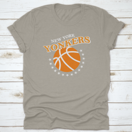 New York Yonkers, Basketball Stars Slogan Print Vector