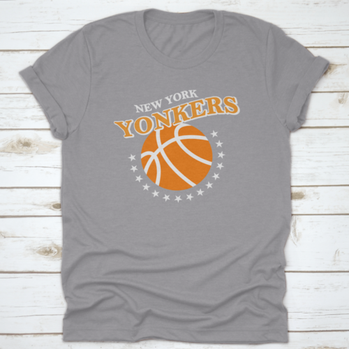 New York Yonkers, Basketball Stars Slogan Print Vector