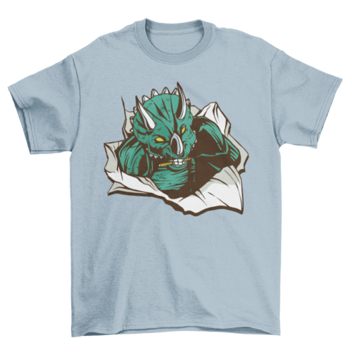 Triceratops paper t-shirt