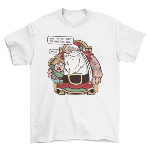 Merciful christmas t-shirt design