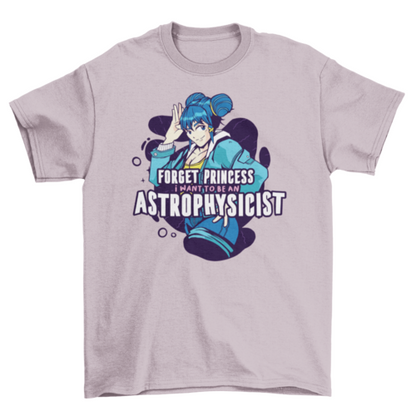 Anime astrophysicist t-shirt
