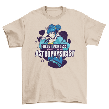 Anime astrophysicist t-shirt