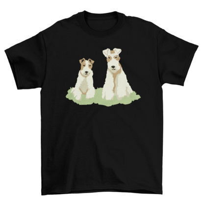 Fox terrier dog animals t-shirt