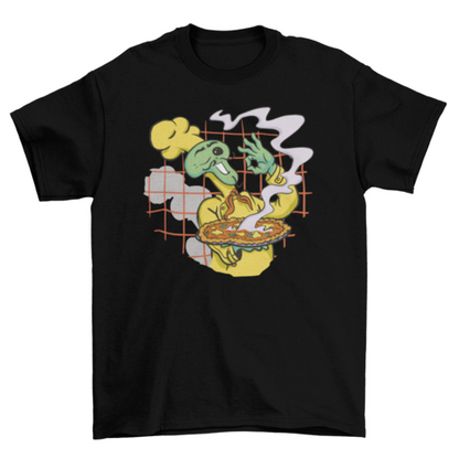 Pizza alien t-shirt