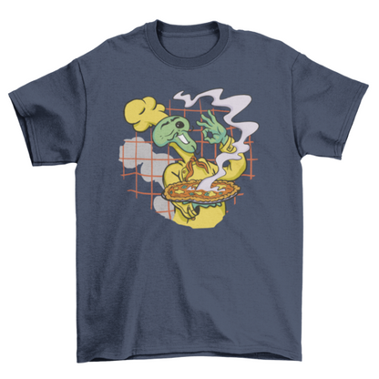 Pizza alien t-shirt