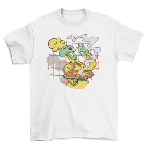 Pizza alien t-shirt