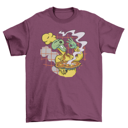 Pizza alien t-shirt