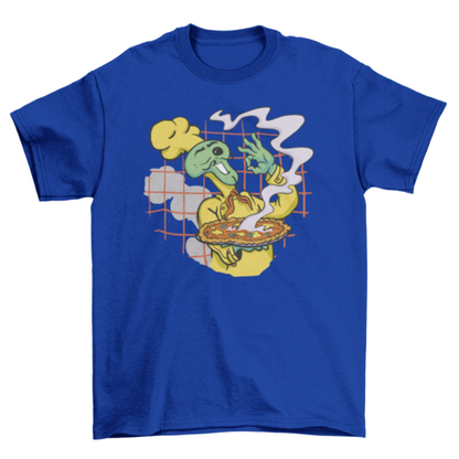 Pizza alien t-shirt